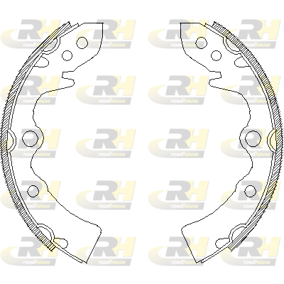 комплект спирачна челюст ROADHOUSE           