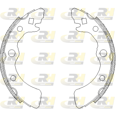комплект спирачна челюст ROADHOUSE           