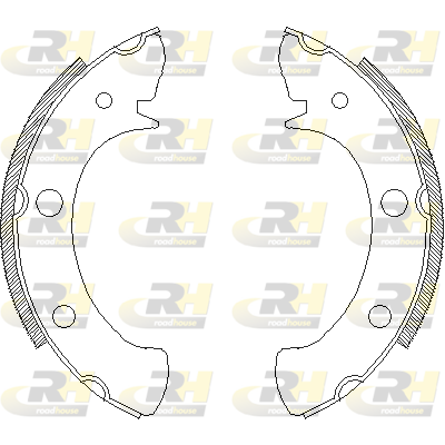 комплект спирачна челюст ROADHOUSE           
