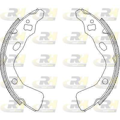 комплект спирачна челюст ROADHOUSE           