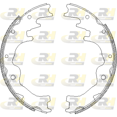 комплект спирачна челюст ROADHOUSE           