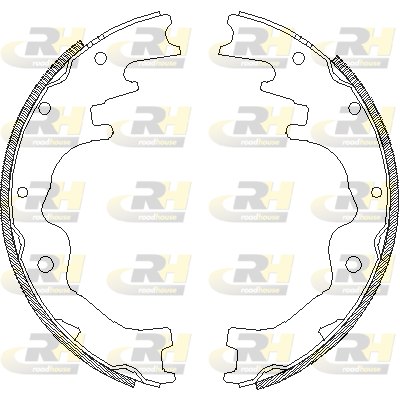 комплект спирачна челюст ROADHOUSE           