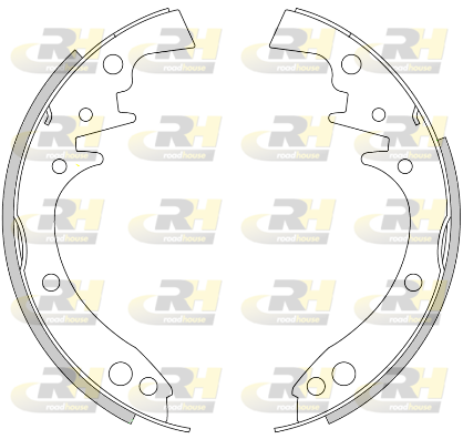 комплект спирачна челюст ROADHOUSE           