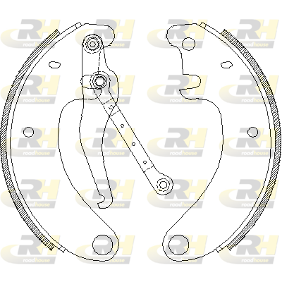 комплект спирачна челюст ROADHOUSE           