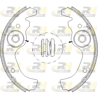 комплект спирачна челюст ROADHOUSE           