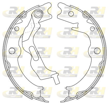 комплект спирачна челюст, ръчна спирачка ROADHOUSE           