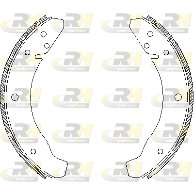 комплект спирачна челюст ROADHOUSE           