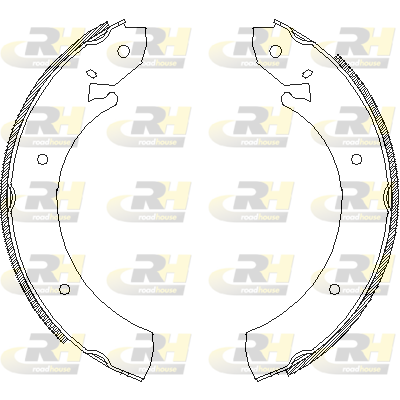 комплект спирачна челюст ROADHOUSE           