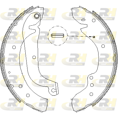 комплект спирачна челюст ROADHOUSE           