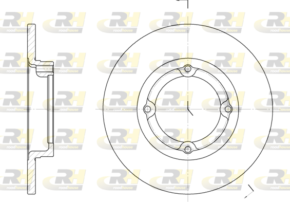 спирачен диск ROADHOUSE           