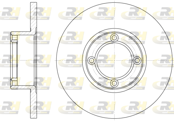 спирачен диск ROADHOUSE           