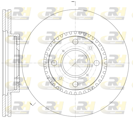 спирачен диск ROADHOUSE           