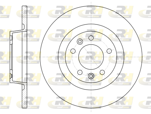 спирачен диск ROADHOUSE           