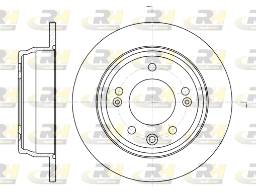 спирачен диск ROADHOUSE           