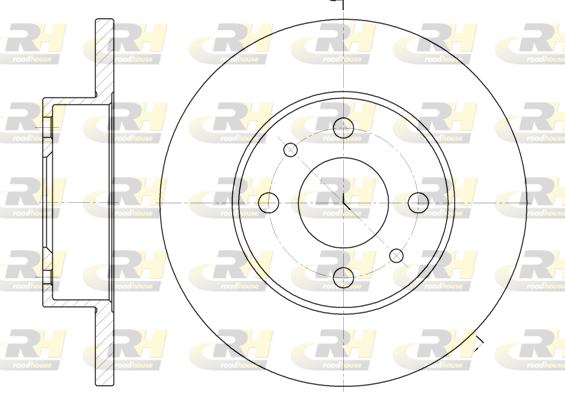 спирачен диск ROADHOUSE           