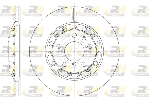 спирачен диск ROADHOUSE           