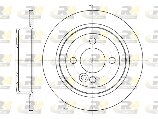 спирачен диск ROADHOUSE           