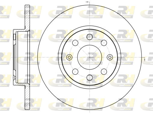 спирачен диск ROADHOUSE           