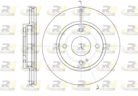 спирачен диск ROADHOUSE           
