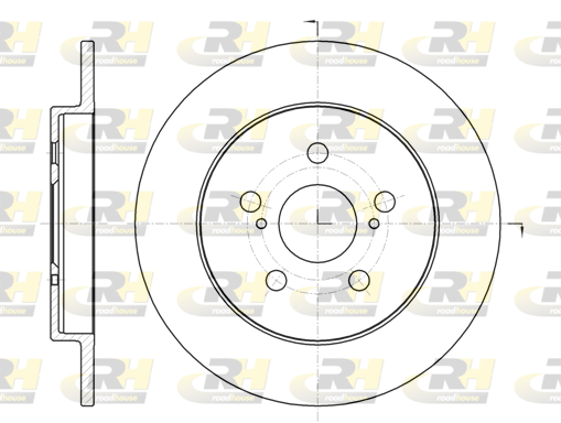 спирачен диск ROADHOUSE           
