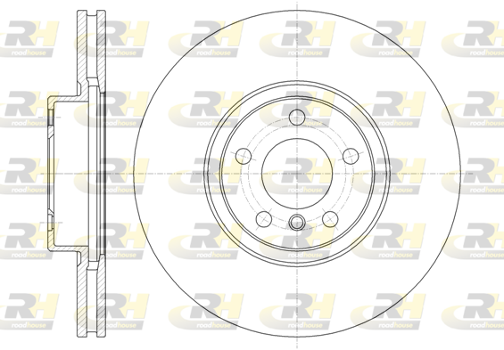 спирачен диск ROADHOUSE           