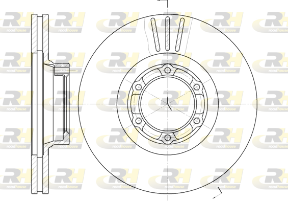 спирачен диск ROADHOUSE           