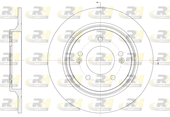 спирачен диск ROADHOUSE           