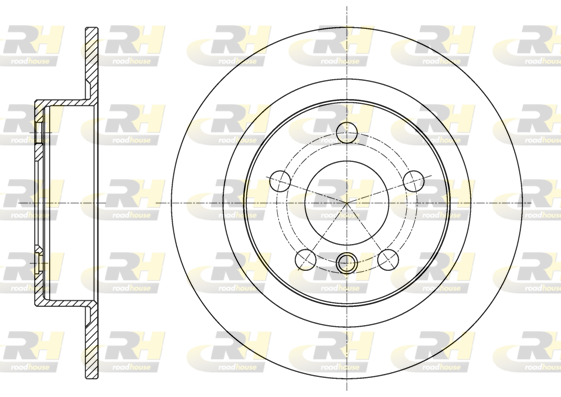 спирачен диск ROADHOUSE           