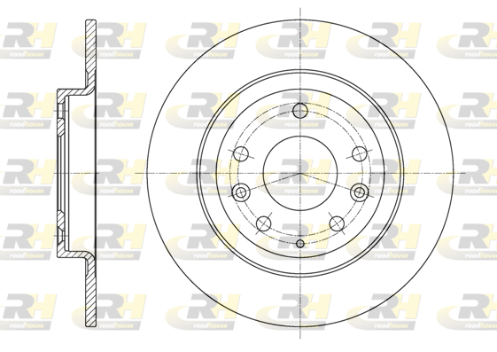 спирачен диск ROADHOUSE           