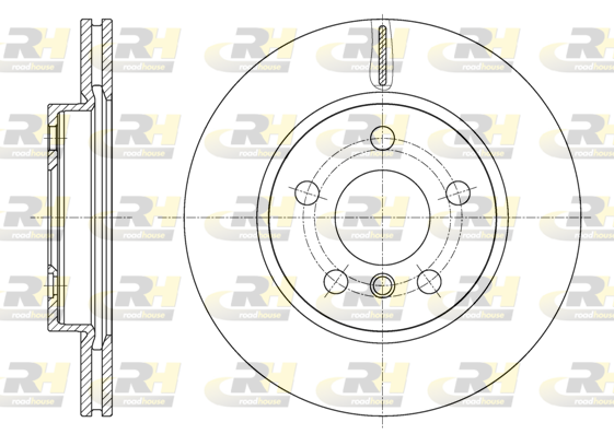 спирачен диск ROADHOUSE           