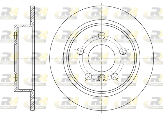 спирачен диск ROADHOUSE           