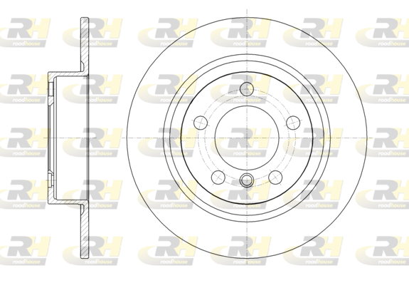 спирачен диск ROADHOUSE           