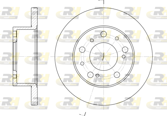 спирачен диск ROADHOUSE           