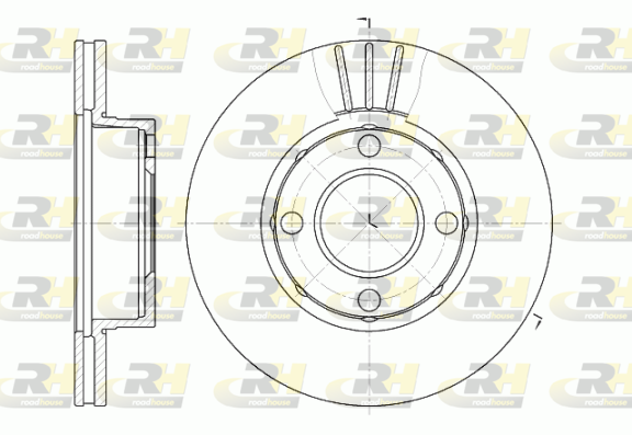 спирачен диск ROADHOUSE           