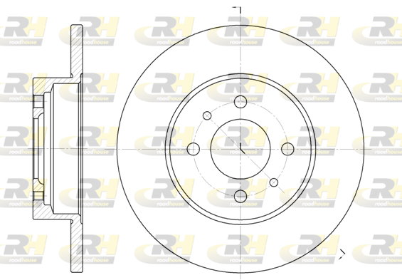 спирачен диск ROADHOUSE           