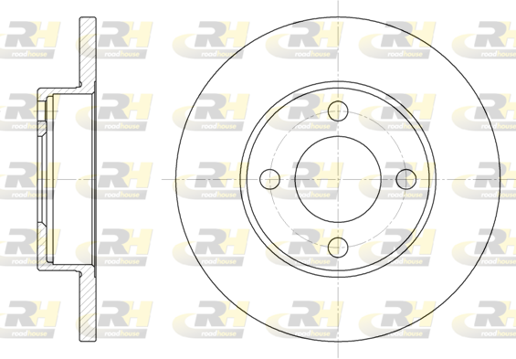 спирачен диск ROADHOUSE           