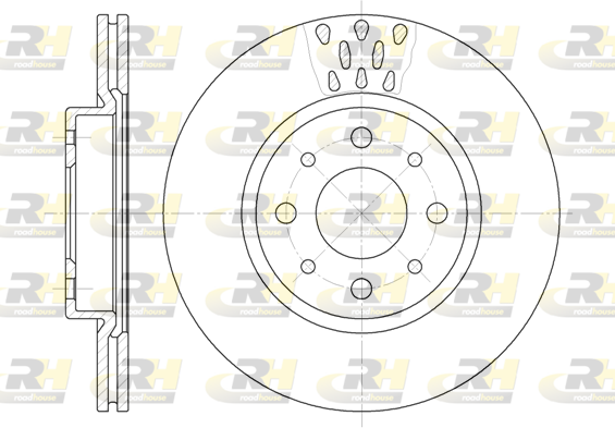 спирачен диск ROADHOUSE           