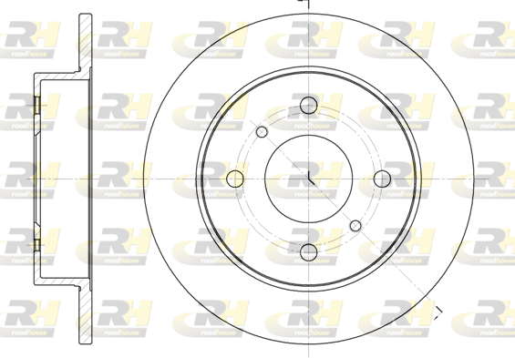 спирачен диск ROADHOUSE           