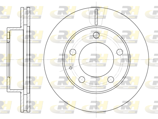 спирачен диск ROADHOUSE           