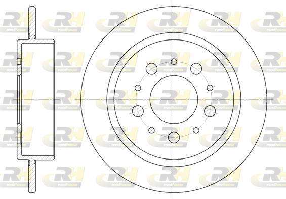 спирачен диск ROADHOUSE           