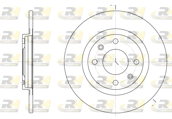 спирачен диск ROADHOUSE           