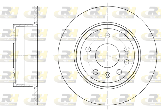 спирачен диск ROADHOUSE           