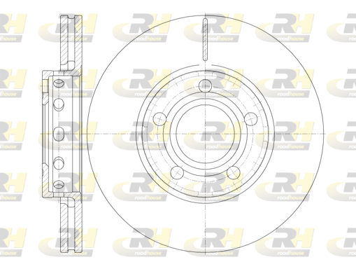 спирачен диск ROADHOUSE           