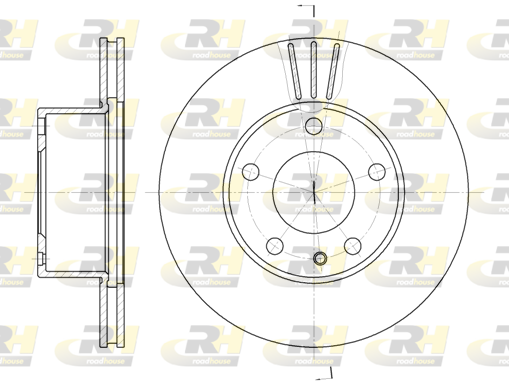 спирачен диск ROADHOUSE           