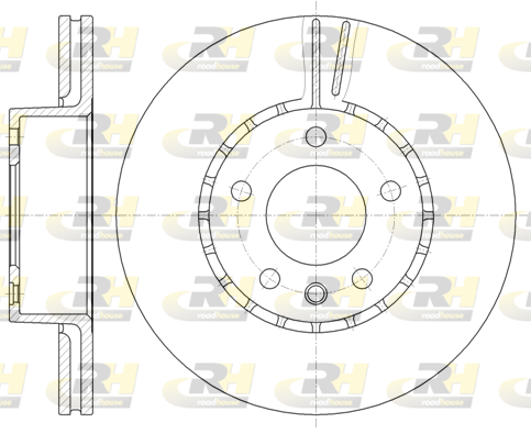 спирачен диск ROADHOUSE           
