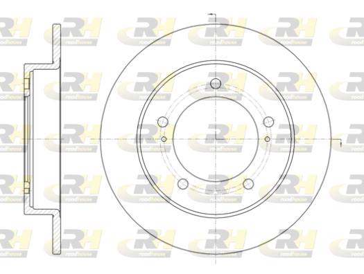 спирачен диск ROADHOUSE           