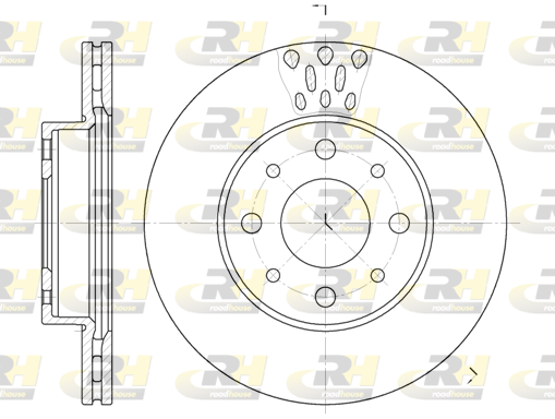 спирачен диск ROADHOUSE           