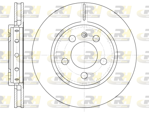 спирачен диск ROADHOUSE           