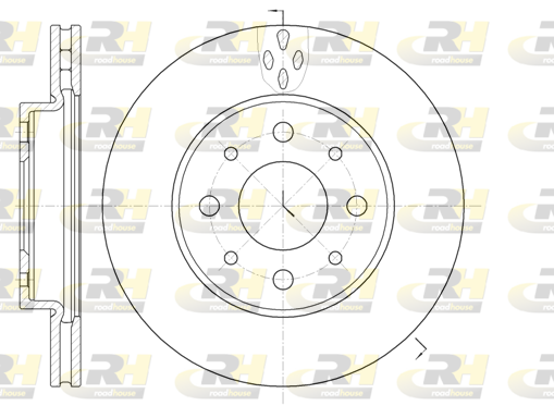 спирачен диск ROADHOUSE           