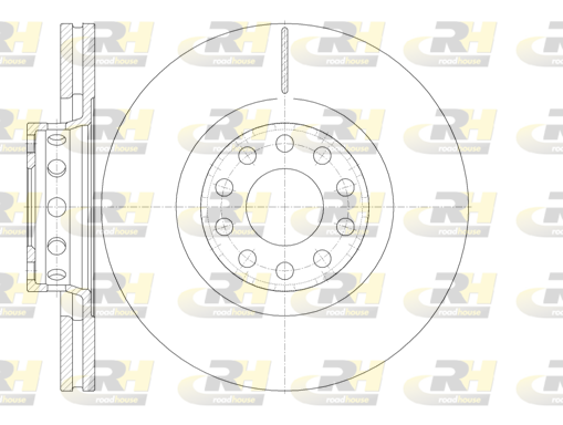 спирачен диск ROADHOUSE           